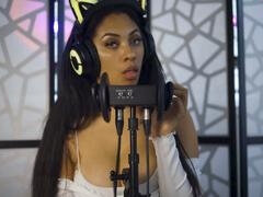 Sensual whispers and gentle ear licking triggers for relaxation