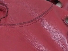 Demonstration of Short Leather Gloves and Gloves Sniffing POV, Lady Victoria Valente