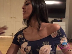 Gros cul, Brunette brune, Éjaculation interne, Tir de sperme, Hard, Fille latino, Petite femme, Pov