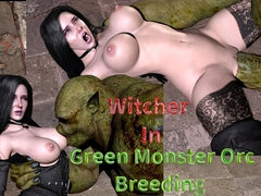 Yennefer Got Fucked and Bred by a Giant Orc