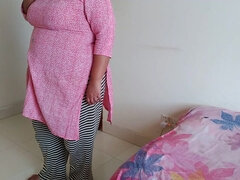 Tamil Sexy Aunty Was Talking on Phone, When Naked Stepson Fucked Her - Then She Gets Hot Next Day & Needs Her Huge Fuck