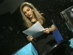 오랄섹스, 음경, 힐, 랑제리, 공개적인, 스타킹, 젖가슴, 빈티지