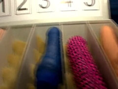 아마추어, 큰 엉덩이, 큰 가슴, 딜도, 독일인, 머리카락이 많은, Hd, 보지