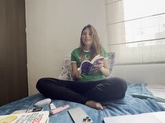 18, Amatør, Universitet, Give finger, Lesbisk, Orgasme, Fisse, Teenager