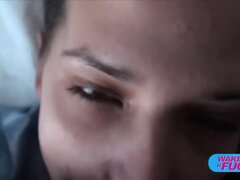 Anal, Brunett, Långt ner i halsen, Gapande, Hd, Pov, Mager