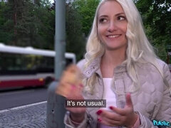 Horny tourist hungry for Czech cock