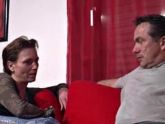 Amateur, Grosse bite, Sucer une bite, Couple, Tir de sperme, Hard, Léchez, Tatouage