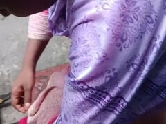 Desi Bhabhi Wild Day - Room Rent Visit Turns Hot with Stepmom & Stepsister