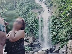 Chica, Pareja, Filipina, Sexo duro, Al aire libre, Pov, Público, Chupando