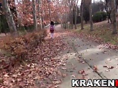 Krakenhot Voyeur movie Young provocative schoolgirl outdoor