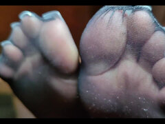 Любители, Фетиш, Фут фетиш, Нейлон, Колготки, От первого лица, Соло, Чулки