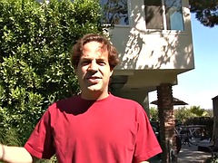 Bukkake blonde showered in hot thick cum