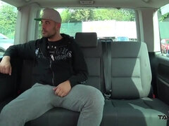 Hitchhiking Sharp Slap Dude In Van Before Suck His Cock & Eat His Cum 27 Min