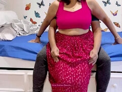 Desi Lovers Romantic Sex with Dirty Talk - Big Ass Boobs Play, Nipple Fingering, Loud Moaning Hindi Audio