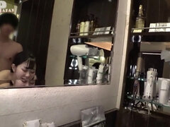 Любители, Азиатки, Смазливые, Сперма на лице, Японки, Крошечные, Киски, Втроем