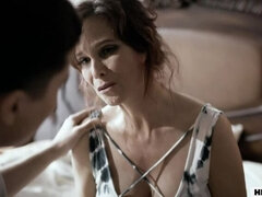 Poor Step Mom Syren De Mer exploited by younger bastards