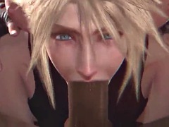 Tridimensionnel, Gros seins, Sucer une bite, Compilation, Tir de sperme, Faciale, Hard, Suçant