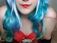 Mooi, Blond, Compilatie, Travestiet, Sperma shot, Masturbatie, Shemale, Alleen