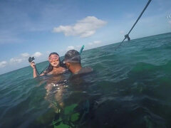 Ranta, Kulissien takana, Iso perse, Isot tissit, Eroottinen, Ulkona