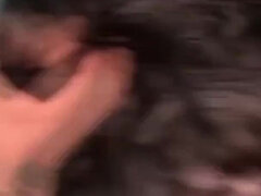 Enthousiasteling, Pijpbeurt, Bruinharig, Stel, Latijnse vrouw, Melk, Gezichtspunt