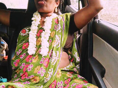 Telugu Step Mom Car Sex with Step Son