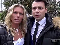 Debt4k. your brides ass will conform to pay your debt!