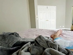 Seductive stepmom takes care of her son in POV
