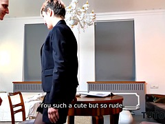 Avsugning, Cougar, Fetisch, Hardcore, Underkläder, Mogen, Kort hår, Lärare