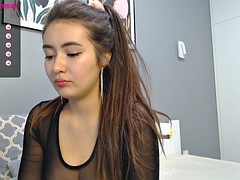 Aasialainen, Söpö, Nettikamerta