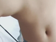 Amatör, Asiatisk, Rumpa, Par, Långt ner i halsen, Hd, Bröstvårtor, Tuttar