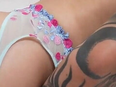 Cuckquean Lessons: Anal Sex for Tattooed Teen Luna Lovely