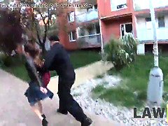 Mamada, Europeo, Policía, Realidad, Sexo fuerte, Tatuaje, Adolescente, Tetas