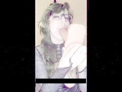 Brits, Vrouw, Masturbatie, Orgasme, Alleen, Zuigen, Tentakel, Speelgoed