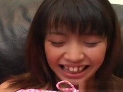 Asian girl gets her hairy pussy fucked part1