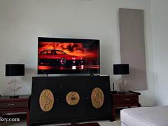 I love watching TV with my stepsister. Stepbrother fucked stepsister