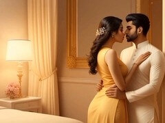 Desi couple's wild romance leads him to unload inside her pussy