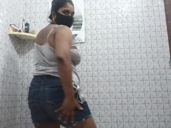 Desi Girl Shower Room Fun with Skakoi - Hot Homemade Indian Aunty Solo