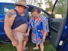 Amatéri, Bbw, Kuřba, Auto, Dospelé