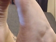 Abby's Sexy Big Wrinkled Soles Foot Fetish