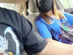 Skinny Asian Teen Picked Up for Car Sex in Public - Real Amateur HD