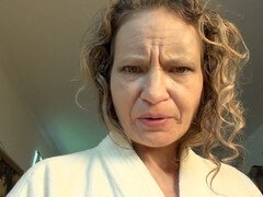 Your naughty step-aunt Tia gives a wild POV blow job while Aunt Judy watches