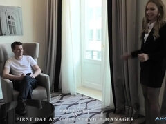 Angie Lynx - Creampie In Hotel With My Customer 2