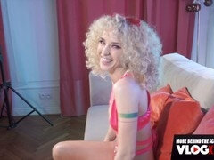 Blonde Geisha Kyd indulges in wild BTS fun with Max Dior