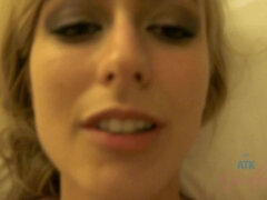 Blondin, Creampie, Smutsig, Flickvän, Pov, Fitta, Rakad, Tonåring