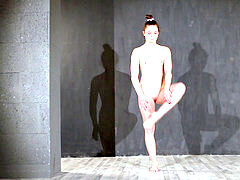 gorgeous youthful pliable gymnast Karmen