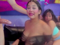 18, Stor kuk, Avsugning, Latina, Liten och nätt, Fitta, Stockings, Tonåring