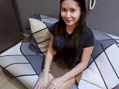 18 anni, Asiatica, Grande cazzo, Pompino, Schizzo di sborra, Filippina, Figa, Ragazza