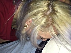 Amatör, Blondin, Avsugning, Creampie, Pov