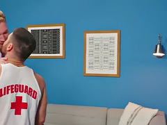 항문, 커플, 에로틱, 게이, 키스, 빨간 머리, 빼빼한, 문신