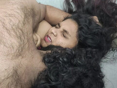 Rondelette, Couple, Fait maison, Indienne, Embrassement, Mature